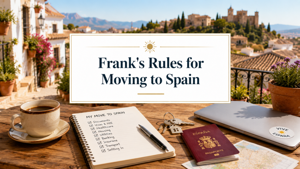 Frank's rules for moving to Spain 